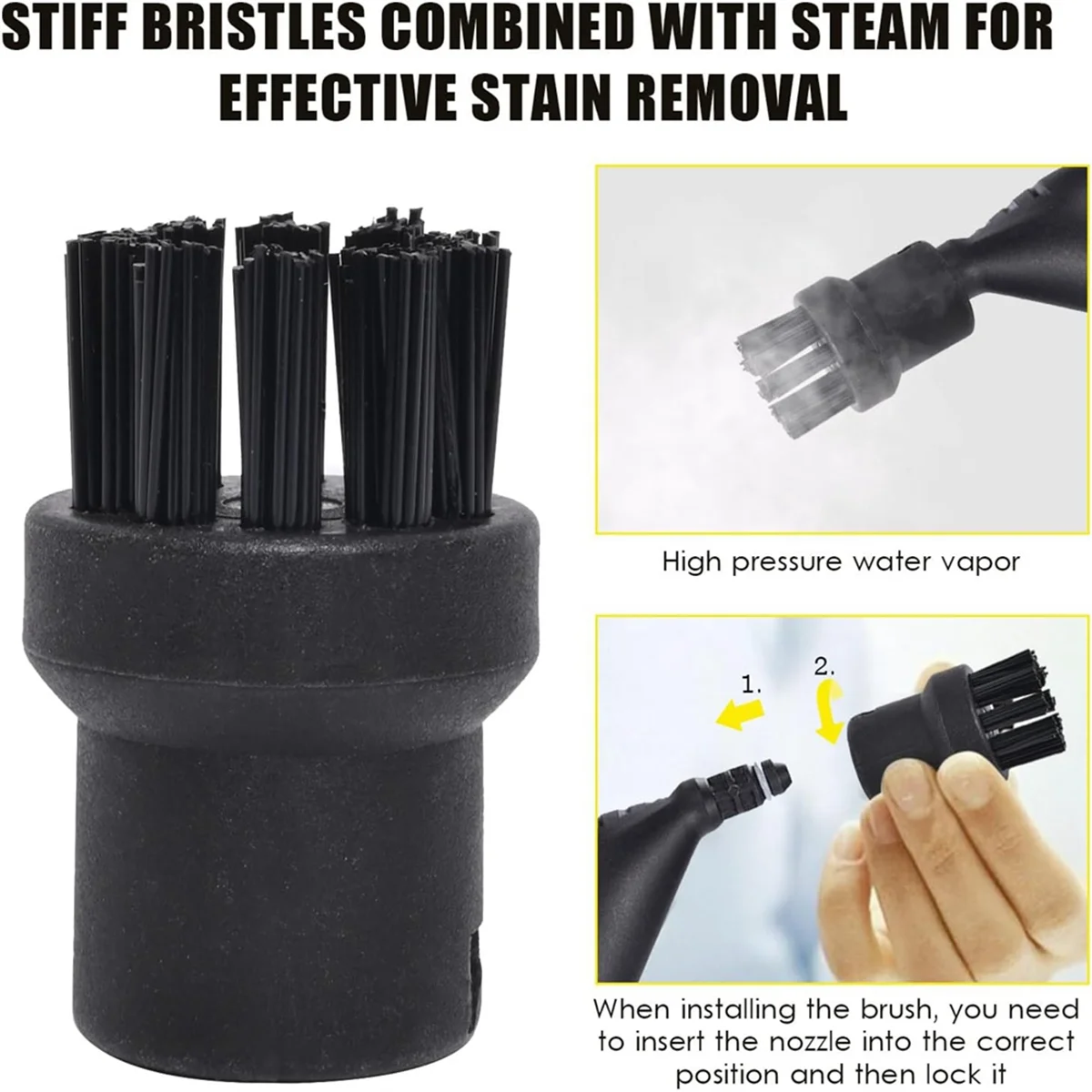 FZFZ SC1 SC2 SC3 SC4 SC5 CTK10 CTK20 스팀 청소기 액세서리, 원형 브러시 세트, 노즐 세트