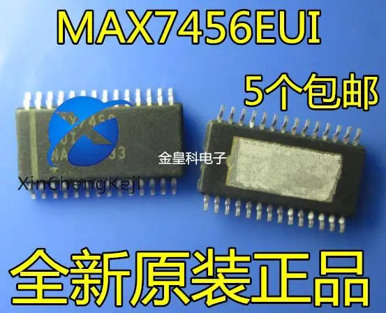 

2 шт. оригинальные новые MAX7456EUI + T TSSOP28 MAX7456EUI шелкография MAX7456 линейная