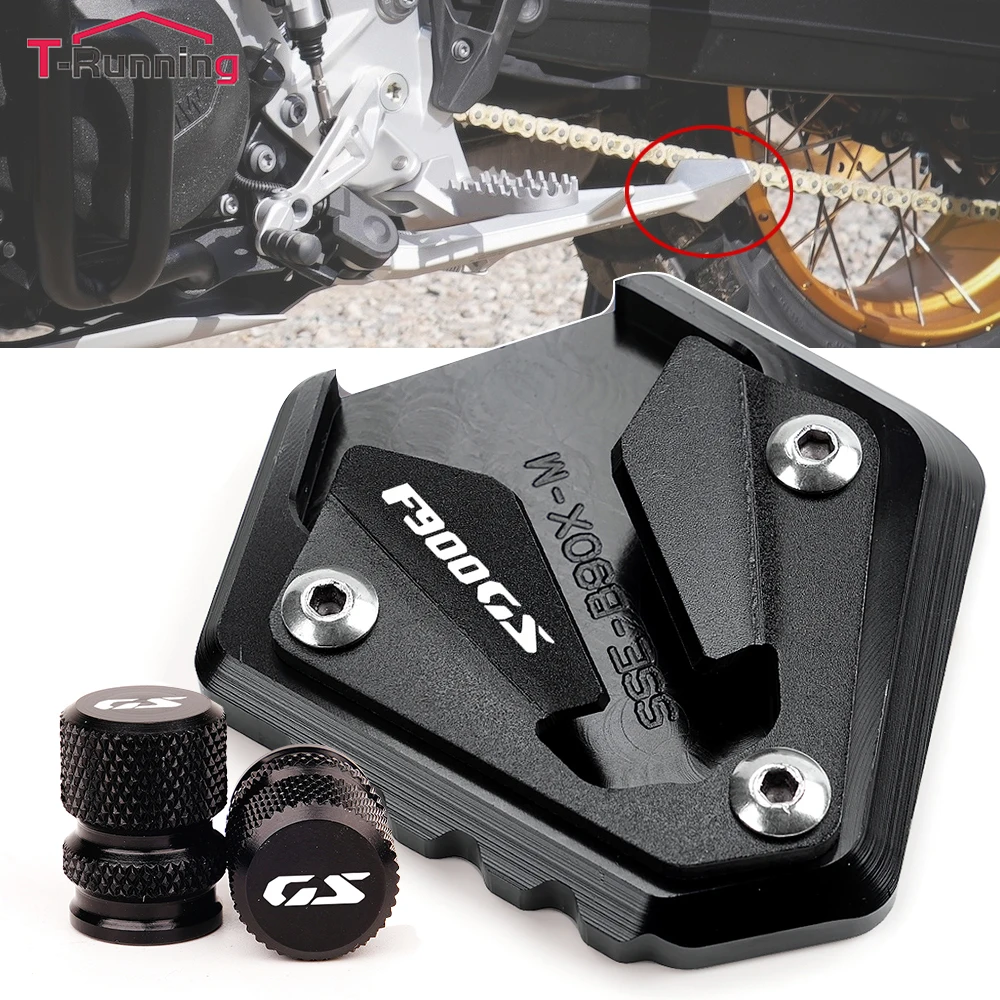 עבור BMW F900GS F 900 GS ADVENTURE F 900GS ADV 2024 2025 אופנועים CNC צד תמיכה רגל מוגדלת פד הרחבת תמיכה F900 GS