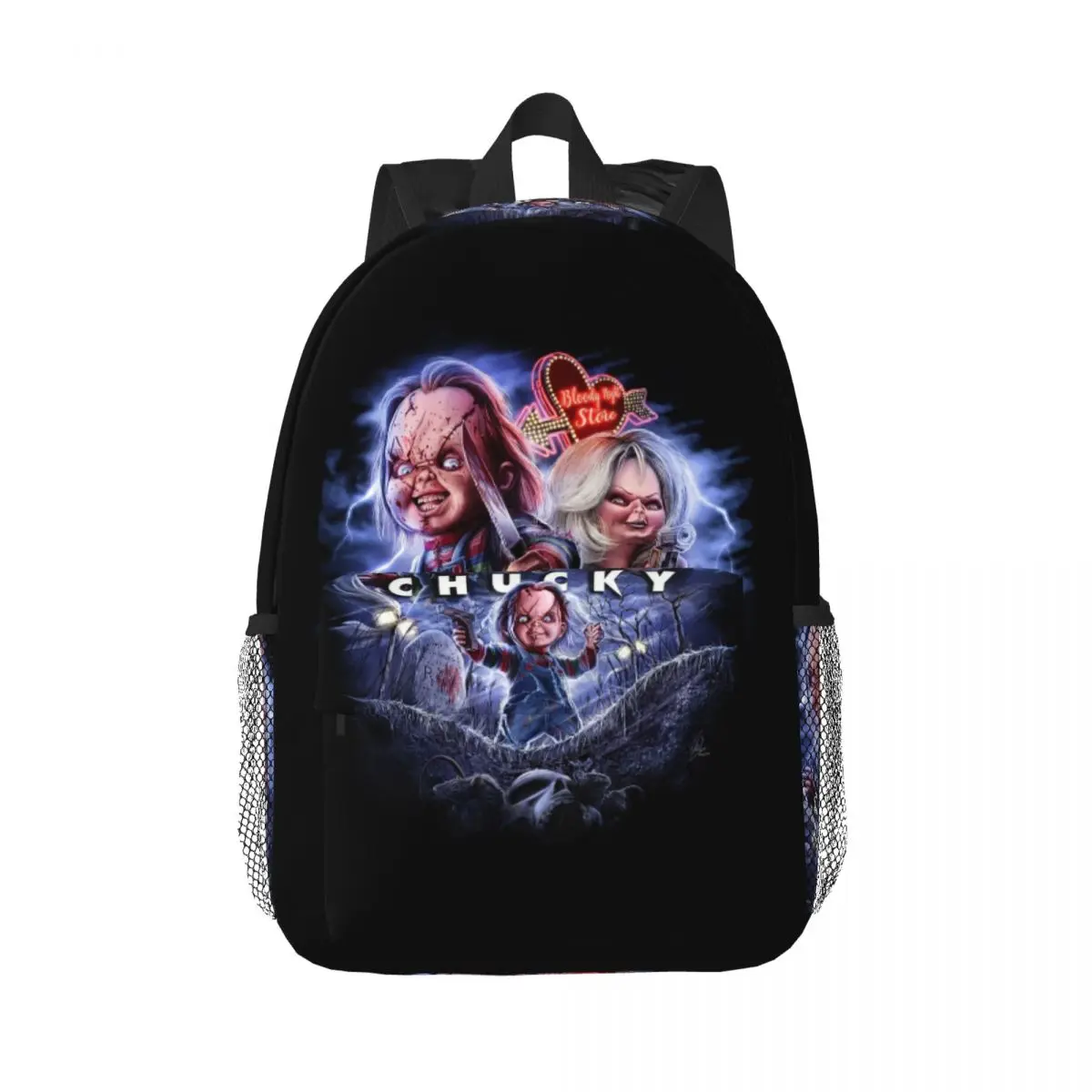 

Bride Of Chucky Iceman17 Horror Film Backpack Hot Sale Daypack Boys Girl BookBag Shoulder Bags for Men Women Children School Bag