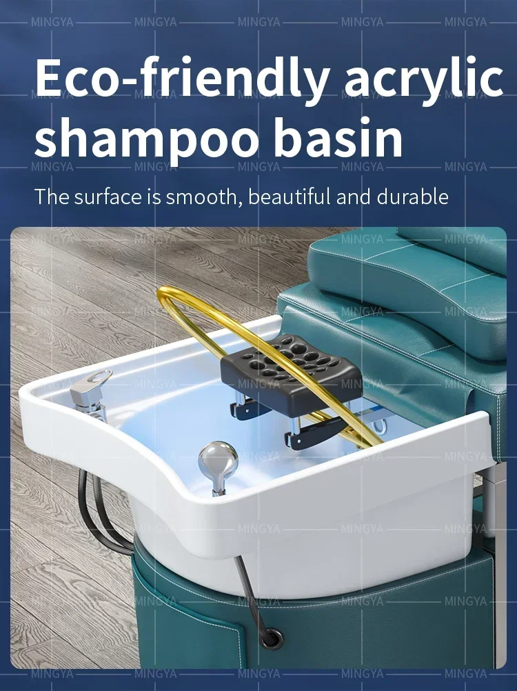 XinSheng Friseursalon Shampoo Bed Head SPA Begasungsmaschine Massagetisch für Freizeit-Gesundheitsgeschäft Kommerzielle Möbel – Detail 5