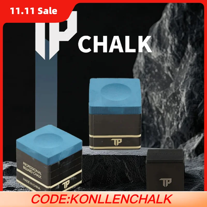

TP-Turning Point Pool Chalk in Case with S, M, H for snooker cue chalk Professional billiard accessories