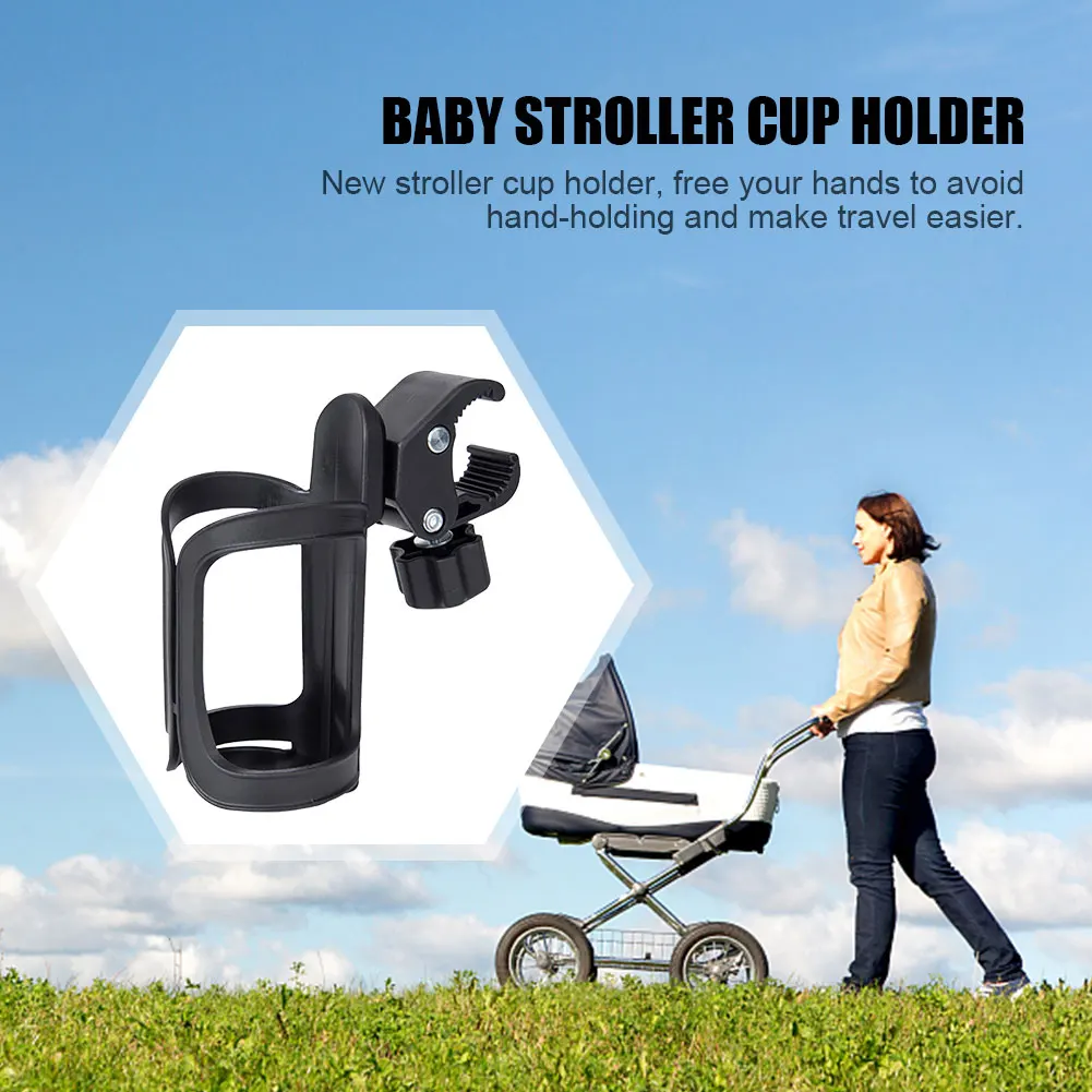 

Stroller Cup Holder Drink Holder 360 Degrees Rotation Universal Cup Holder for Stroller Bike Wheelchair Walker Scooter