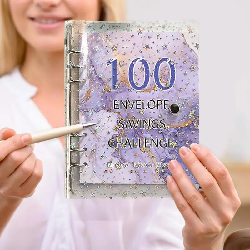 Envelope Savings Challenge Book A5 Budget Binder Motivational Process To Save 5050 Dollars For Journey Funds Pay Off Debt