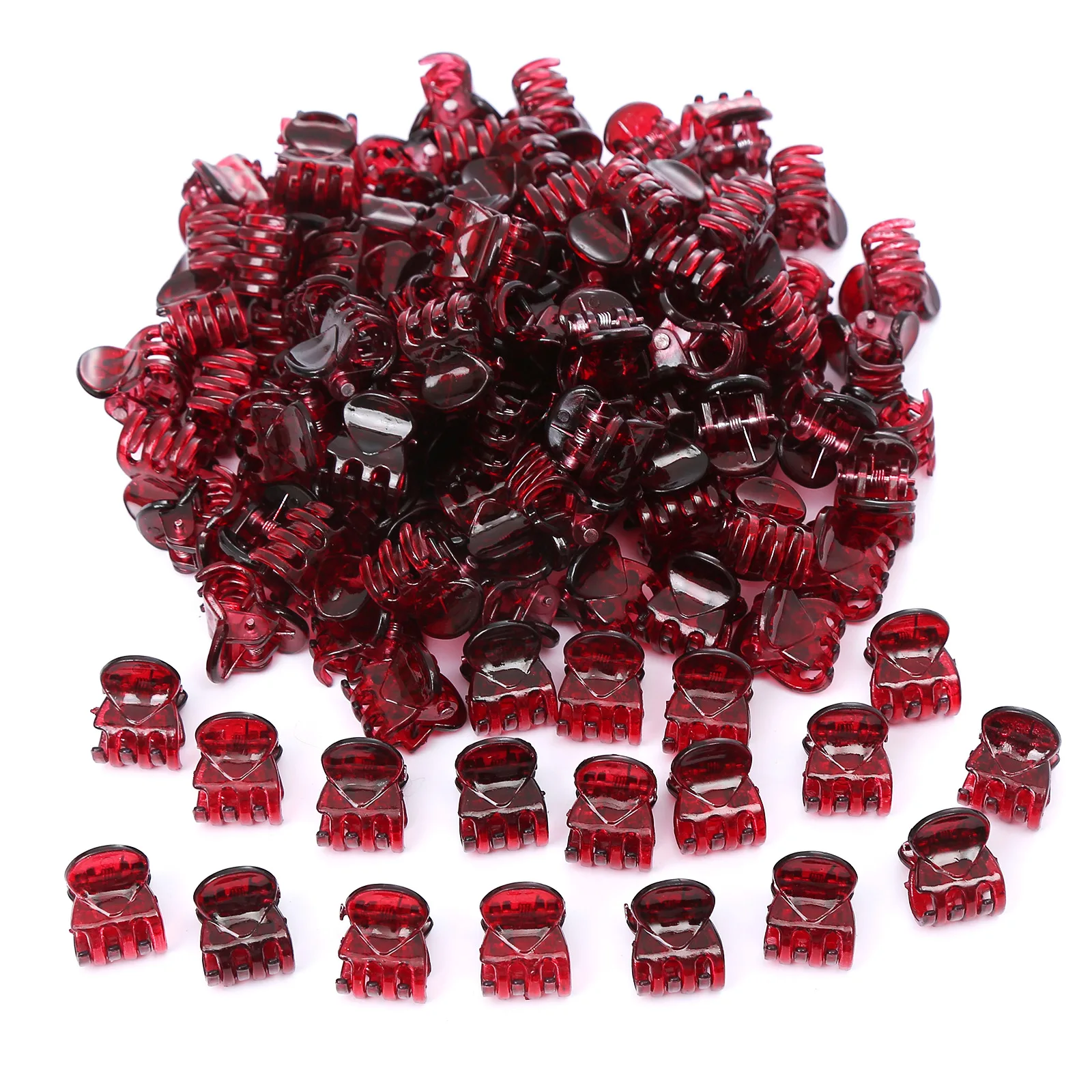 10/20 Teile/satz Kunststoff Kleine Größe Haar Klaue Mädchen Nette Mini Haar Clips Haar Zubehör Transparent Klaue Clip Kinder headwear Geschenk – Detail 9