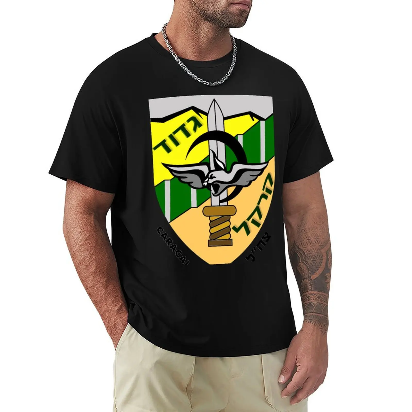 Caracal Battalion Logo T-Shirt Heavy Duty Casual Work Tee