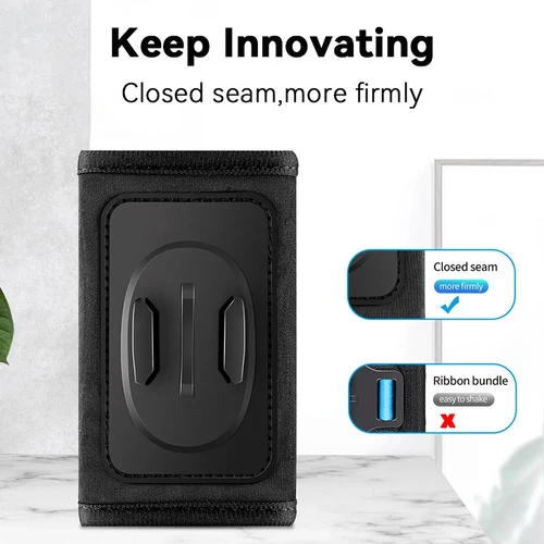 Imagen 2 del producto 360 ° Bolsa de rotación para mochila, soporte con correa para el hombro para GoPro 13 12 11 DJI Action 5Pro 4 3 OSMO 360 Insta 360 X5 X4, accesorio de soporte