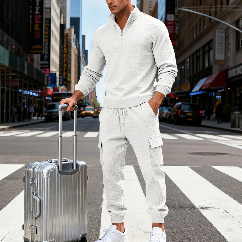 منتجات جديدة من blockbuster للخريف والشتاء للرجال بدلة رياضية فضفاضة للتنقل في الهواء الطلق