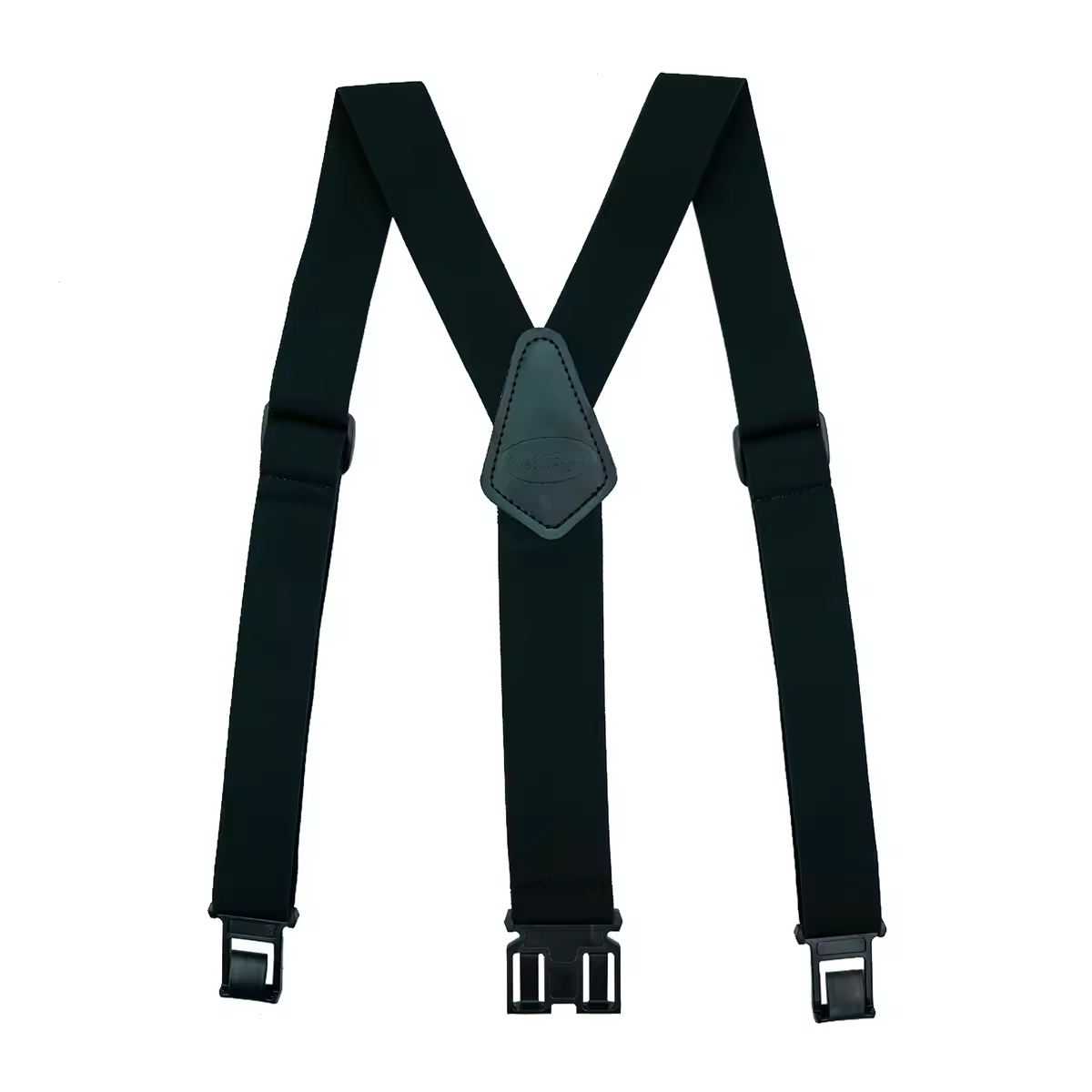 Melo Robuste Y-Rücken-Hosenträger, Flughafenfreundliche Hosenträger, ohne Buzz mit Kunststoffclip, 5,1 cm, vollständig elastische Hosenträger