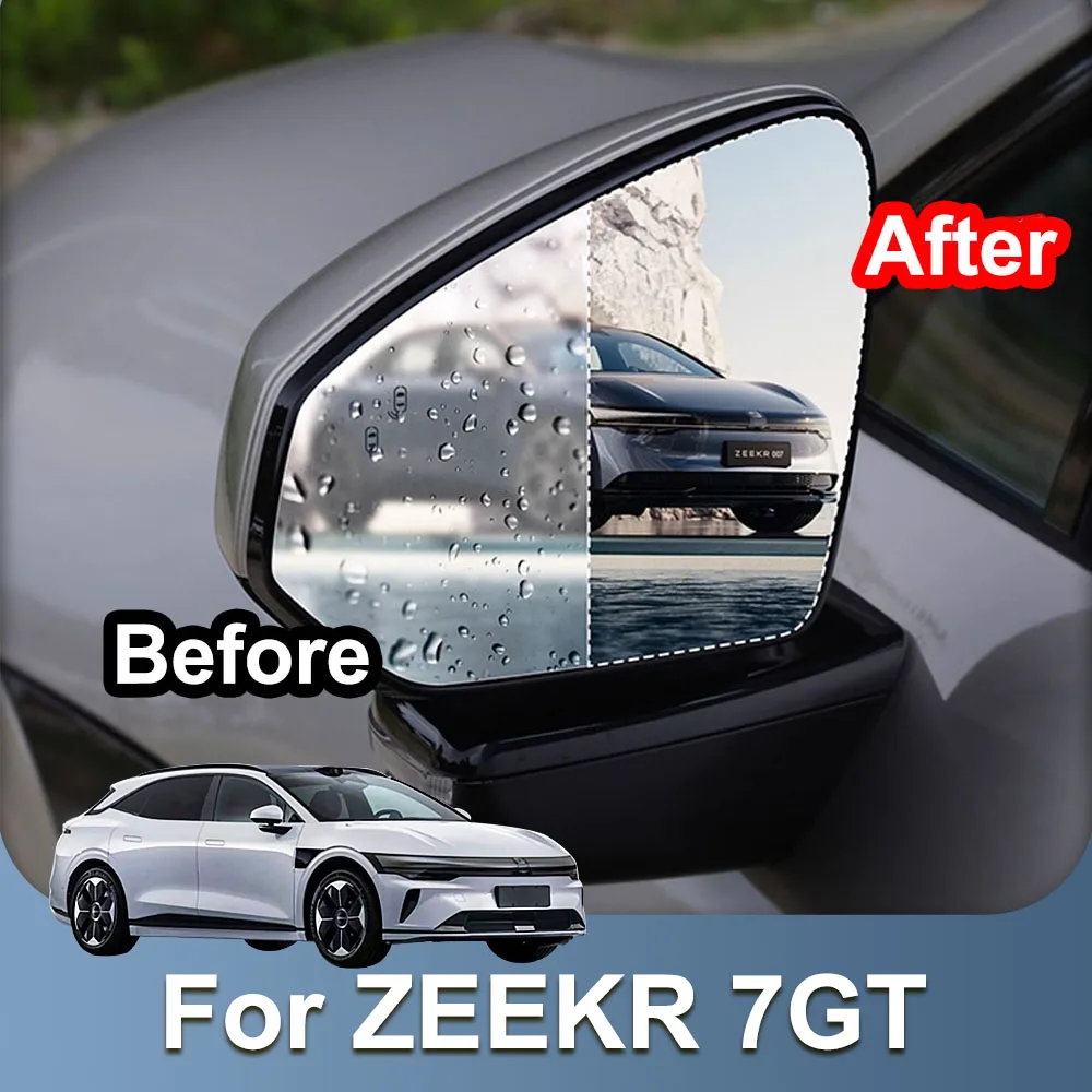 zeekr-7gt-2026-2027年モデル用、2枚セットのリアビューミラー用防雨フィルム。専用のバックミラー用フィルムで、車のカスタマイズに最適。