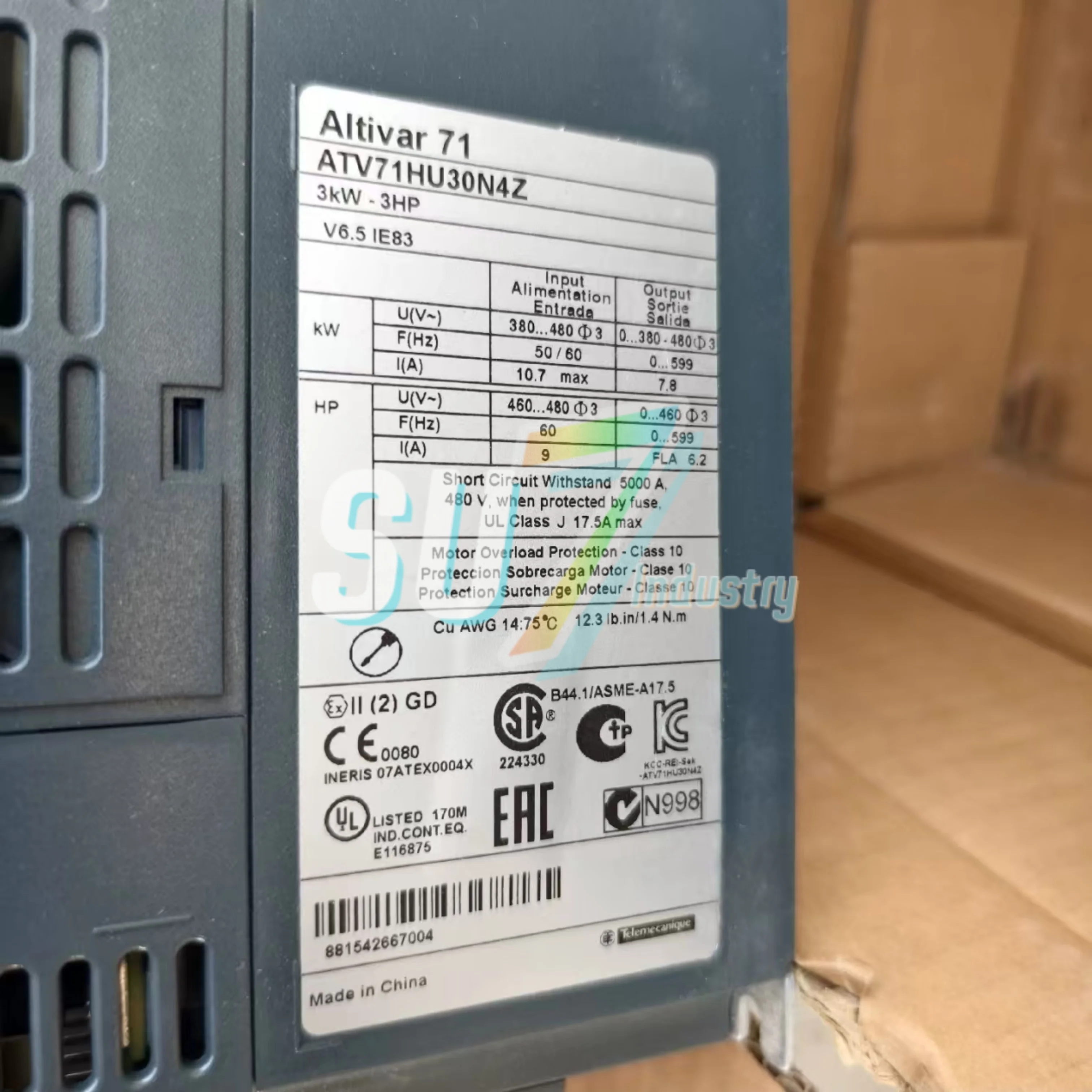 Inverter ATV71HU30N4Z Baru asli