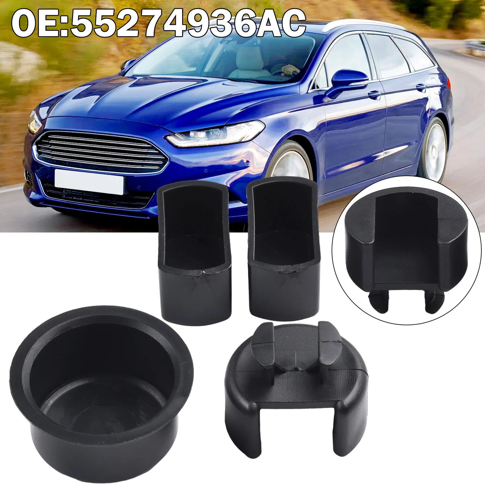 

Brand New High Quality Car Hinge Insert Car Accessories Plastics 55274936AC 55274936AE Insert Kit Tailgate Hinge Black