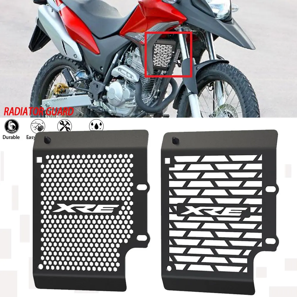 

FOR Honda XRE-300 2016 - 2023 2022 2021 2020 2019 2018 XRE300 Motorcycle Radiator Guard Grille Cover Protection Oil Cooler guard