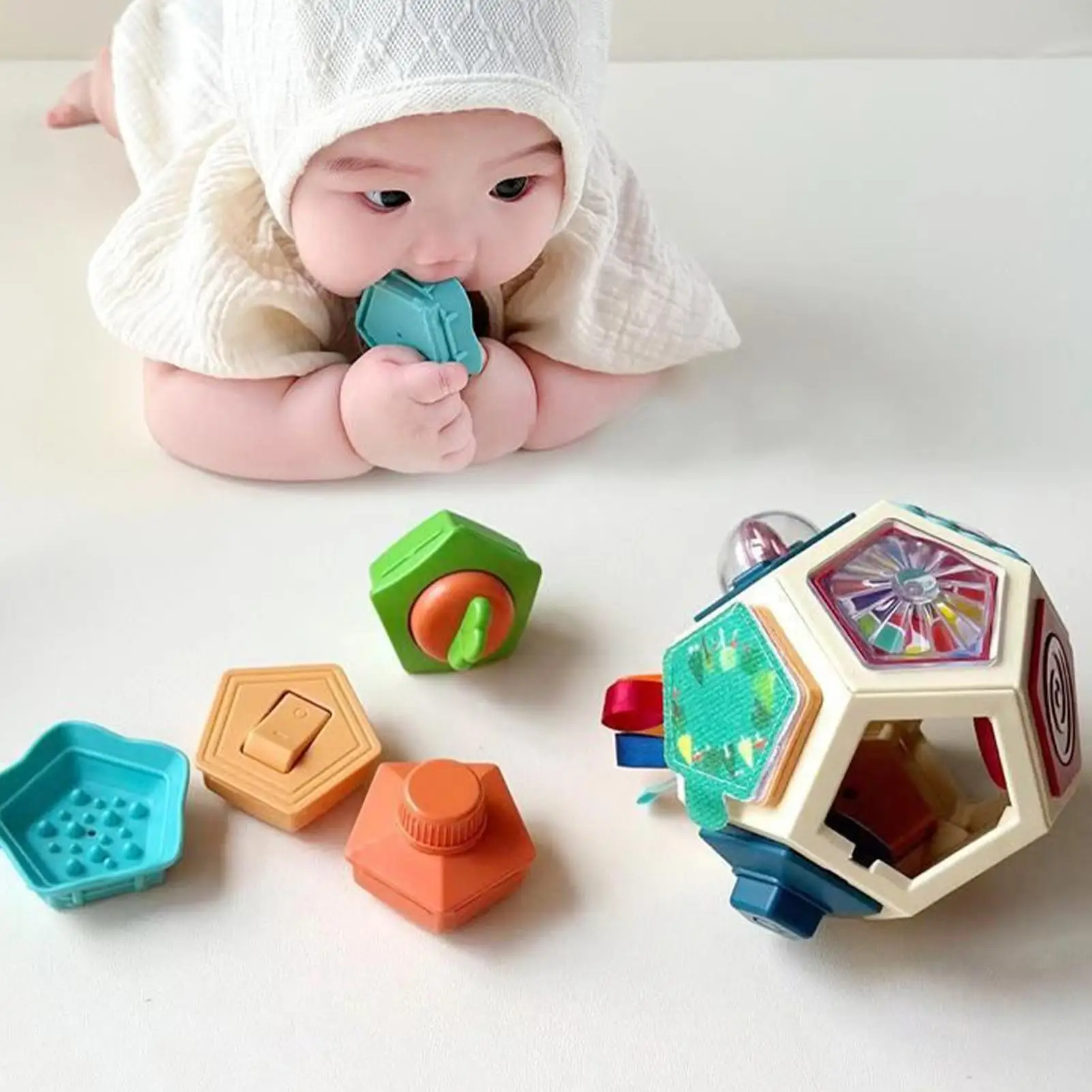 Cubo ocupado cubo sensorial brinquedos para criança brinquedos educativos fidget para viagens pré-escolar restaurante homeschool igreja sala de aula