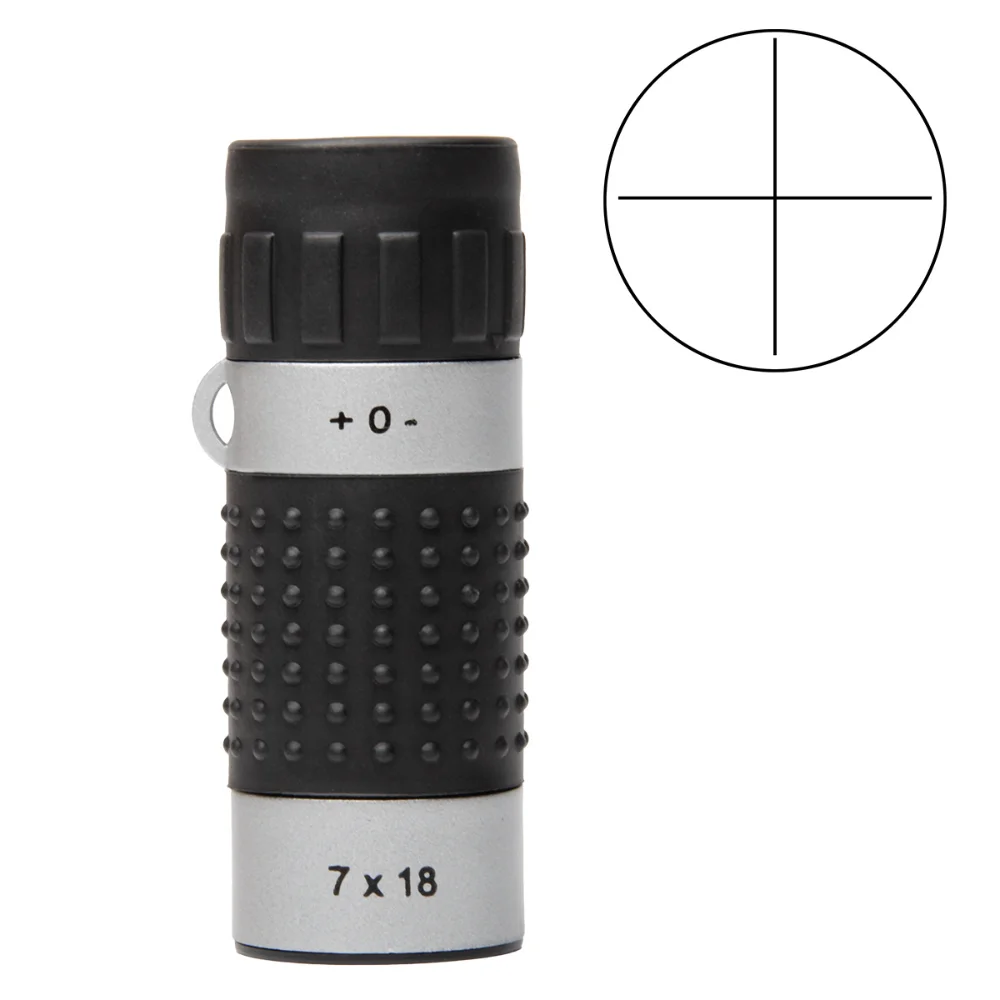 Source Factory Golf Monocular: 7X18, Crosshair Reticle Rangefinder, HD Viewing, Portable for Golf Games