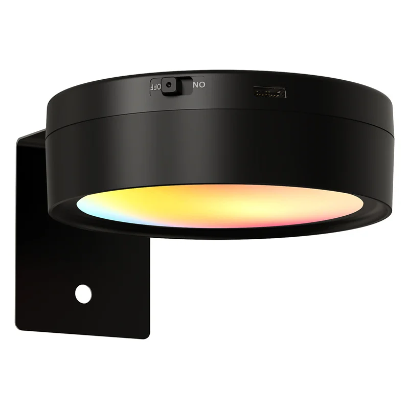 

1/2/3/6pcs Wall-mounted RGB Painting Light Dimmable with Remote Control Painting Lamp Adjustable 13-Color Battery Operated
