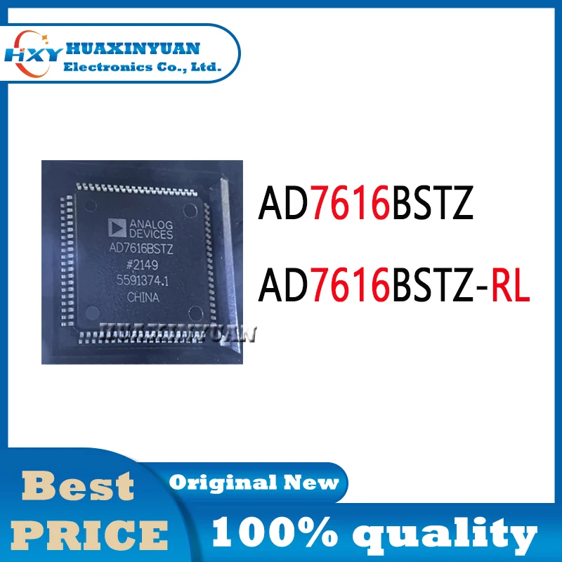 1PCS/Lot AD7616BSTZ AD7616BSTZ-RL AD7616 AD7616BST AD7616BS AD7616B AD761 AD76 A Electronics Programmer New and Original Ic Chip