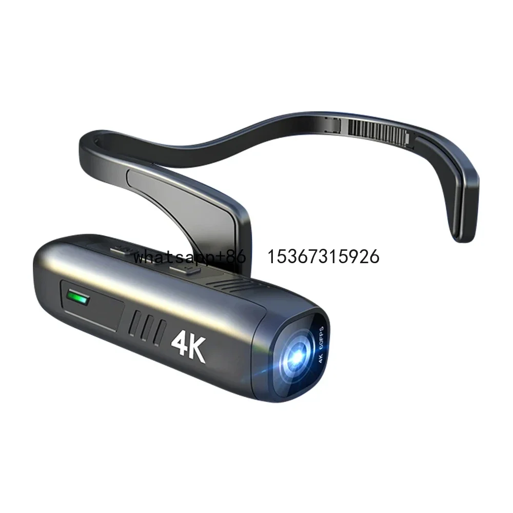 4K Sport Camera 30FPS Head Mounted Camera Wearable WiFi AS5 Video Camera Camcorder Webcam Anti-shake for Vlog Video Recording