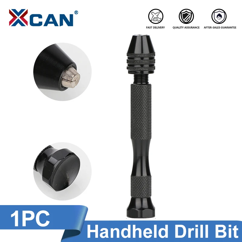 XCAN مثقاب يدوي صغير من الخشب مثقاب محمول لنموذج لتقوم بها بنفسك صنع المجوهرات أداة دوارة أدوات يدوية للحفر #1