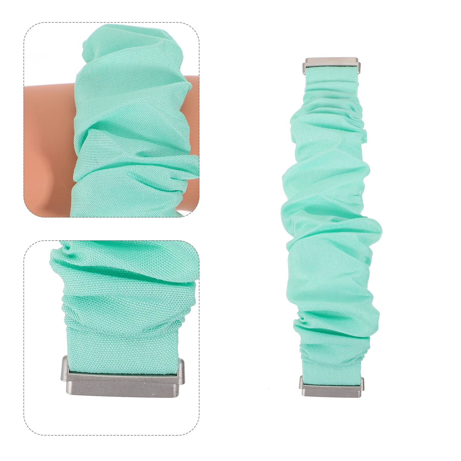 

1Pcs Cloth Watch Band Comfortable Fabric Wrist Strap Breathable Adjustable Compatible Versa3 Fashion Watch Strap