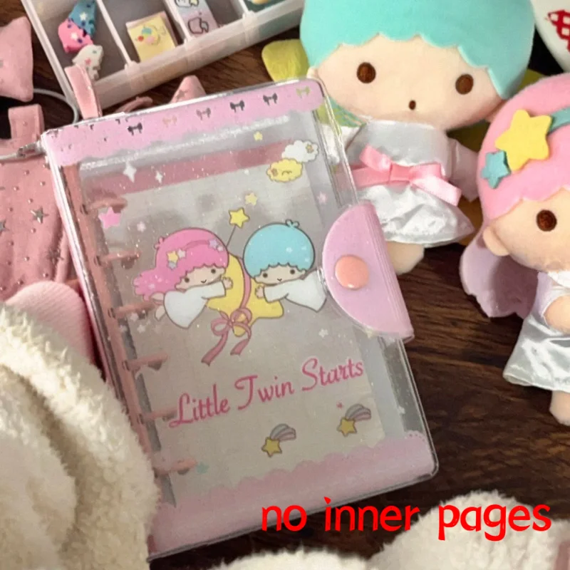 جديد ليتل توين ستارز A7 فضفاض ورقة طبعة قذيفة لطيف الكرتون البلاستيكية صور تخزين كليب الإبداع طالب القرطاسية فتاة الهدايا