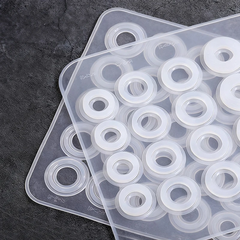 Kitchen Bathroom Shower 4/6 Split Pad Ring Multi Sizes Sealing Ring Spacer Plumbing Parts Silicone O-Ring Seal For Faucet Repair