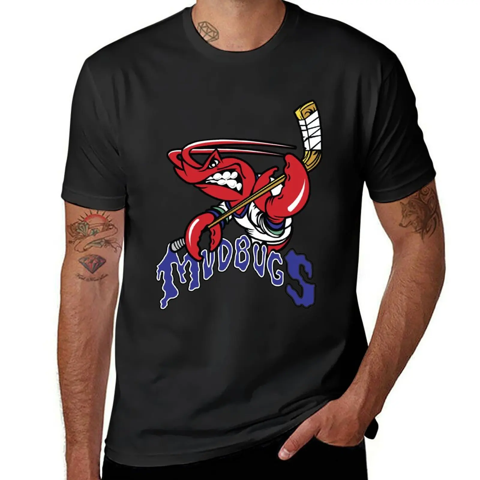 Bossier Shreveport Mudbugs Ice Hockey T-Shirt boys animal print Short sleeve tee customizeds animal prinfor boys mens clothing