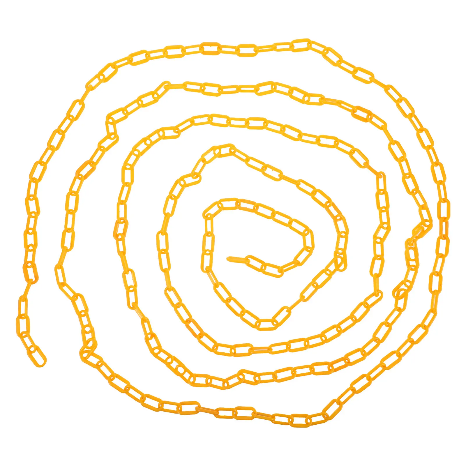 Plastic Chain for Indoor Outdoor Use UV Resistance Crowd Control Safety Chain Barrier Fence Traffic Guard