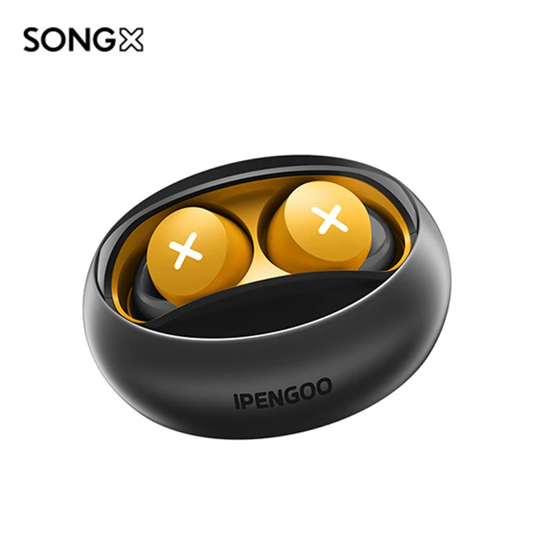 SONGX-IPENGOO TWS Fones De Ouvido Sem Fio, Fones De Ouvido Impermeável, Alto-falante HIFI, 25 Horas De Espera, Verdadeiros Fones De Ouvido Bluetooth, Barulhento Reduzir Fones De Ouvido, S06