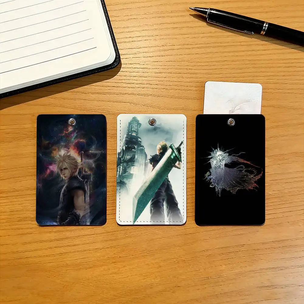 

Игровой держатель для карт F-Final Fantasy с брелком для карты доступа, автобуса и карты, кредитный ID, защитный чехол для банковской карты