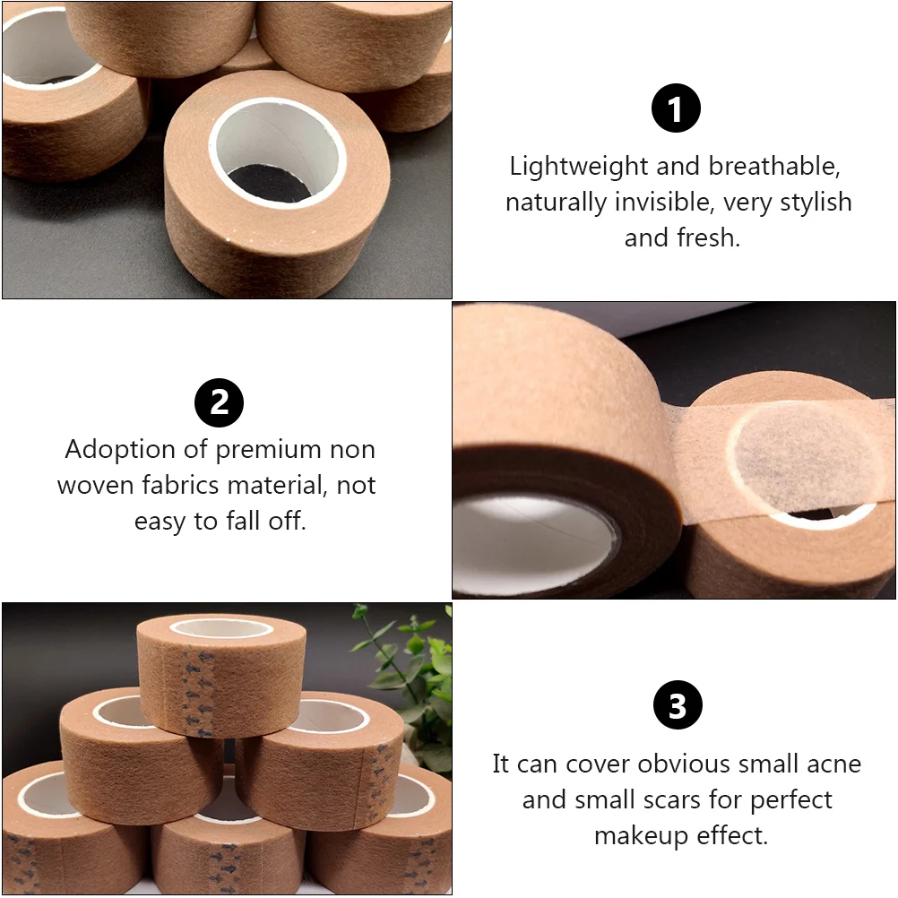 

2Pcs DoubleEyelidSticker FleshColor BeautyCosmeticInvisible WomenEyelidTape WaterproofSweatProof LongLasting NaturalNonWoven