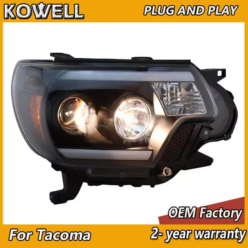 

Car Styling for Toyota Tacoma Headlight 2012-2015 Tacoma Headlamp DRL Turn Signal Low High Beam Projector Lens