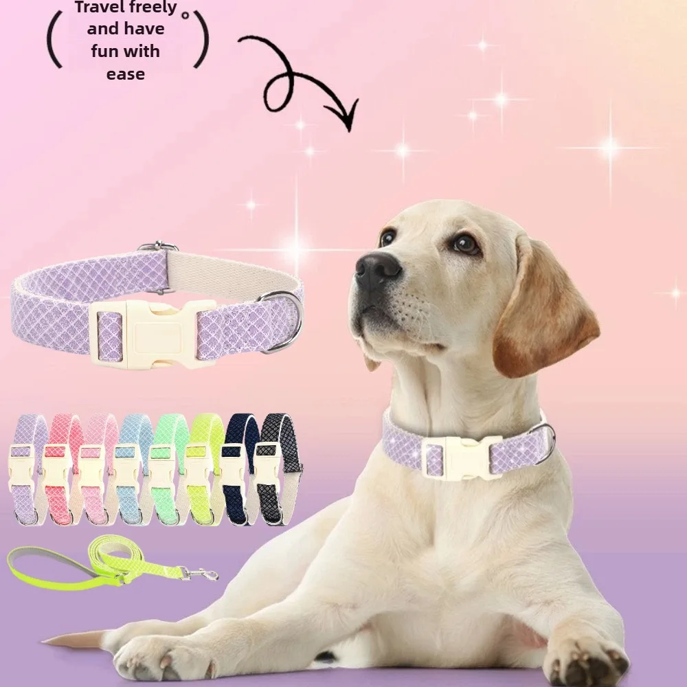 

Adjustable Pet Collar High-end Feel Party Wedding Pearl Shining Medium To Large Dog Soft and Breathable Dog Pet Accessories