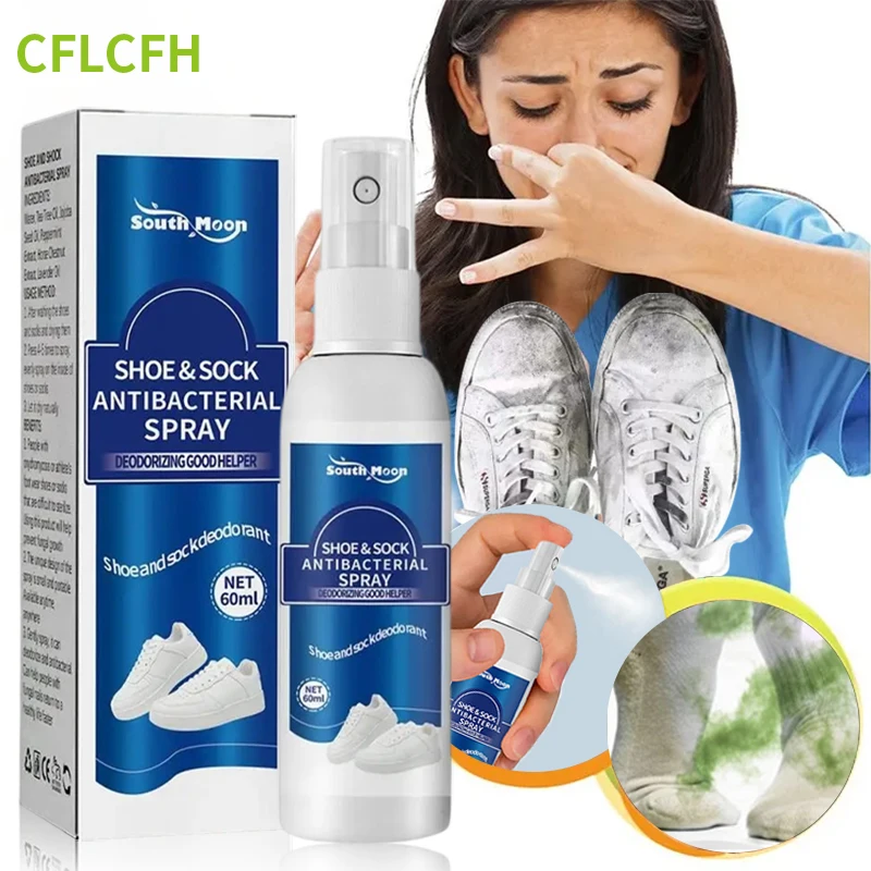 Shoe Socks Odor Removal Spray Foot Odor Shoes Stink Remover Footwear Deodorant Antibacterial Antiperspirant Freshener Feet Care