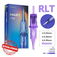 MAST Pro Agujas de Cartucho para Tatuaje PMU Suministros de Maquillaje Artístico Precisas y Afiladas Universales para Máquinas de Tatuaje Agujas Profesionales de Arte Corporal