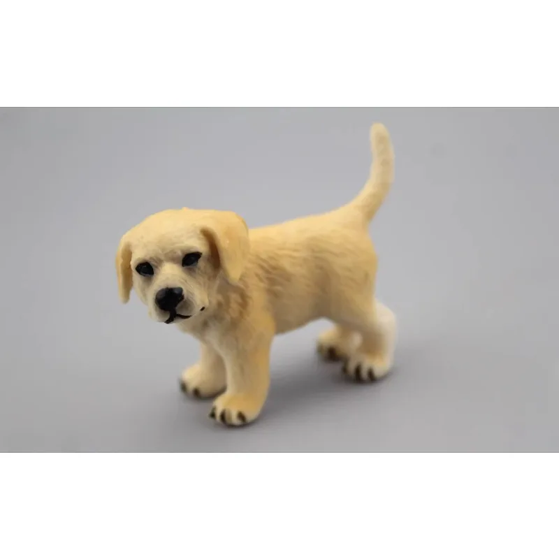 Modelo de perro Animal simulado de Golden Retriever, cachorro bonito a escala 1/6, para figuras de acción de 12 pulgadas, cuerpo de muñeca, regalo ornamental de escritorio
