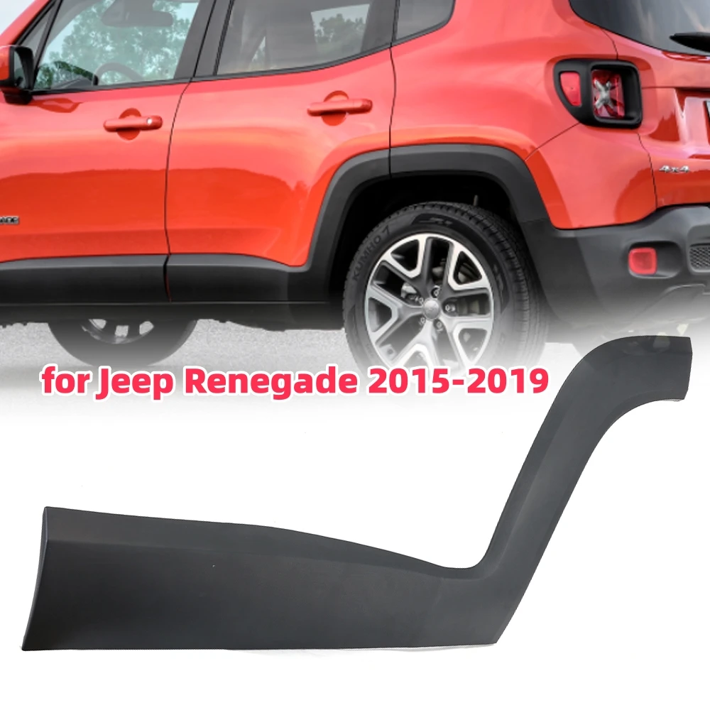 

Задняя левая Боковая дверь Молдинг для Jeep Renegade 2015 2016 2017 2018 2019 ABS черный 5VX87LXHAA Задняя Нижняя отделка панели аксессуары