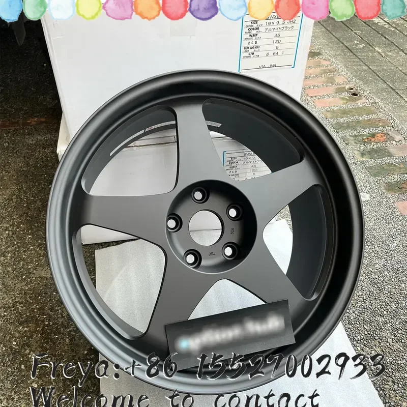 Monoblock Forged Wheels 5x120 18 19 20 Inch Matte Black Finish 5 Spoke for M3 M4 M5 Lightweight High Strength