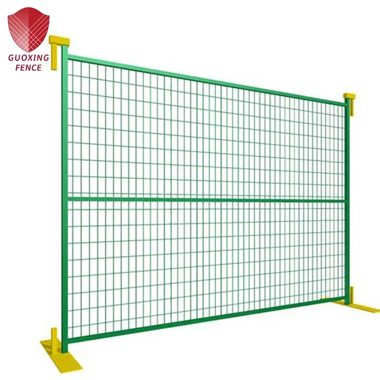 Galvanized Outdoor Portable 6 Feet * 10 Feet Canada Temporary Construction Fence