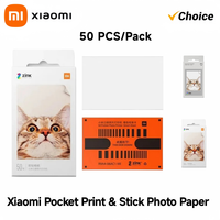 Xiaomi Mijia ZINK Pocket Photo Paper 3Inch Self-Adhesive Instant Print No Ink Needed for Mi Pocket Printer 1S 50 sheets 1 pack