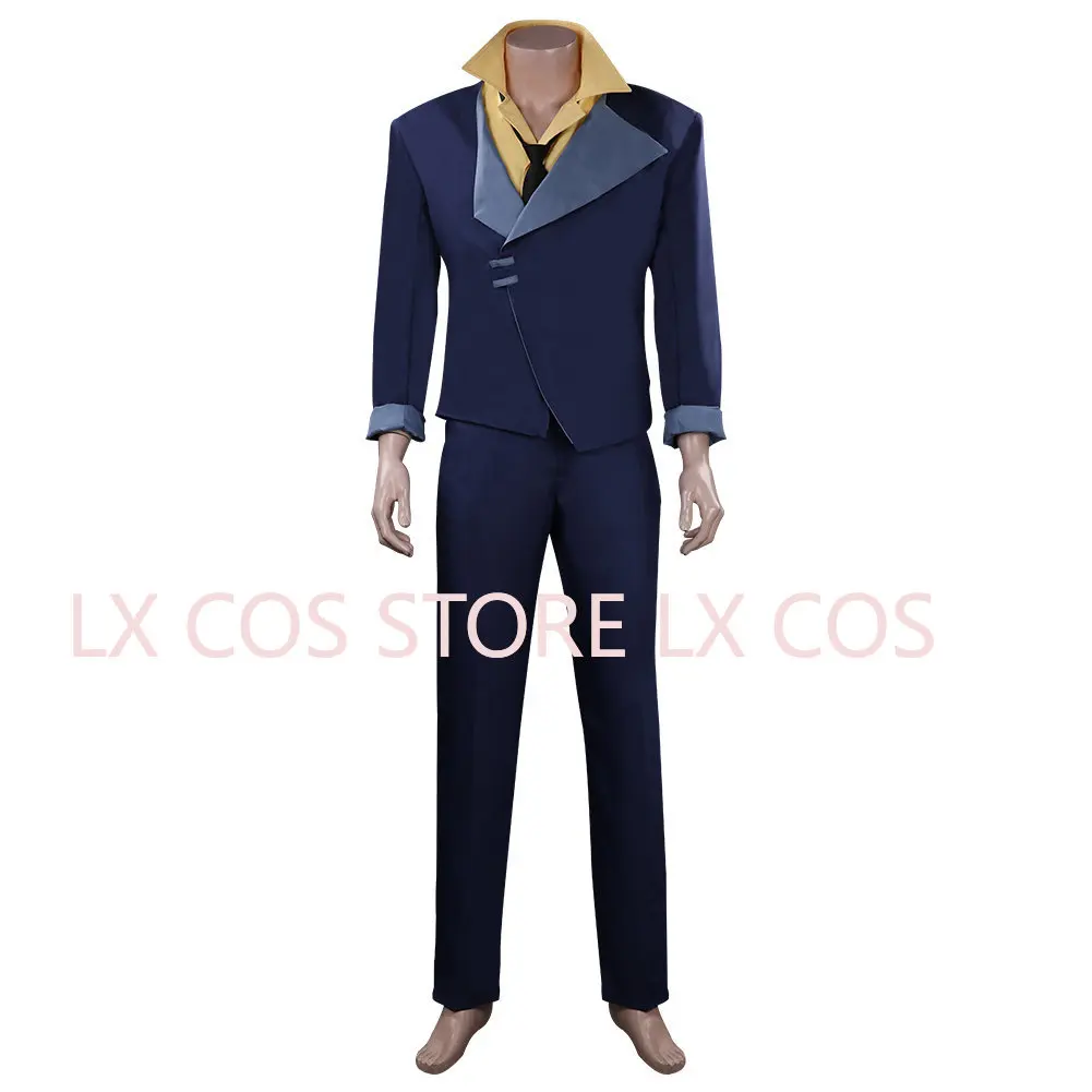 Anime  Spike Spiegel Cosplay Costume Uniform Suit Halloween Carnival Outfits