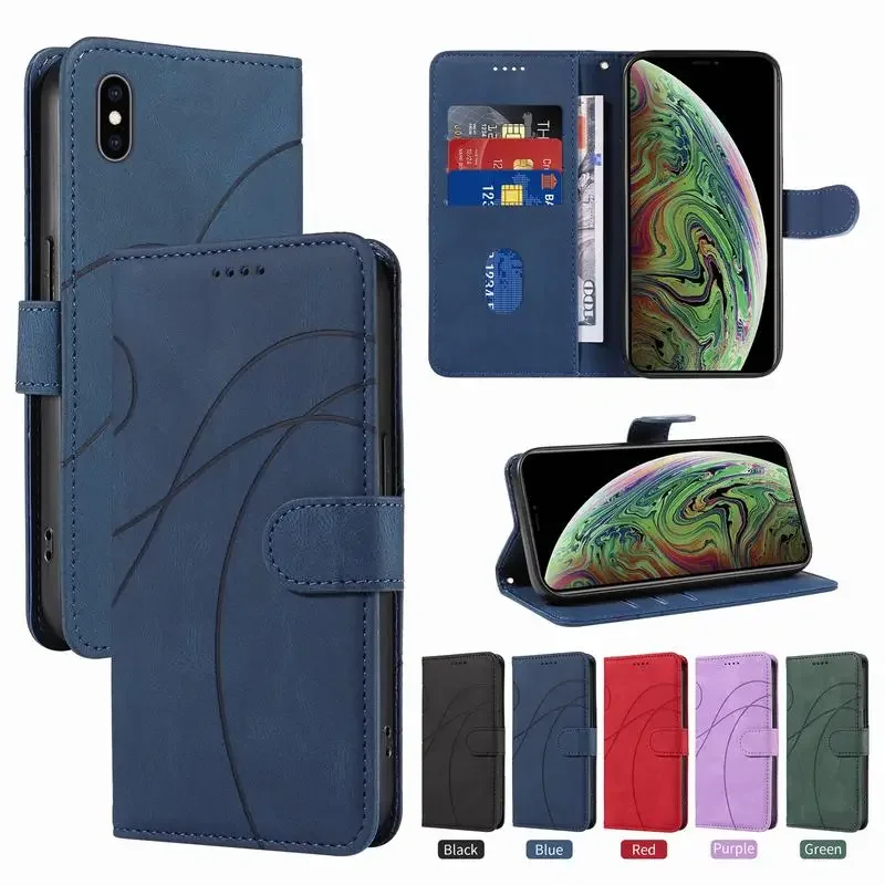 

Leather Case For Iphone XS Max XR Luxury High Quality Retro Flip Wallet Phone Cover For Apple Iphone X R XS XSMax Coque Funda