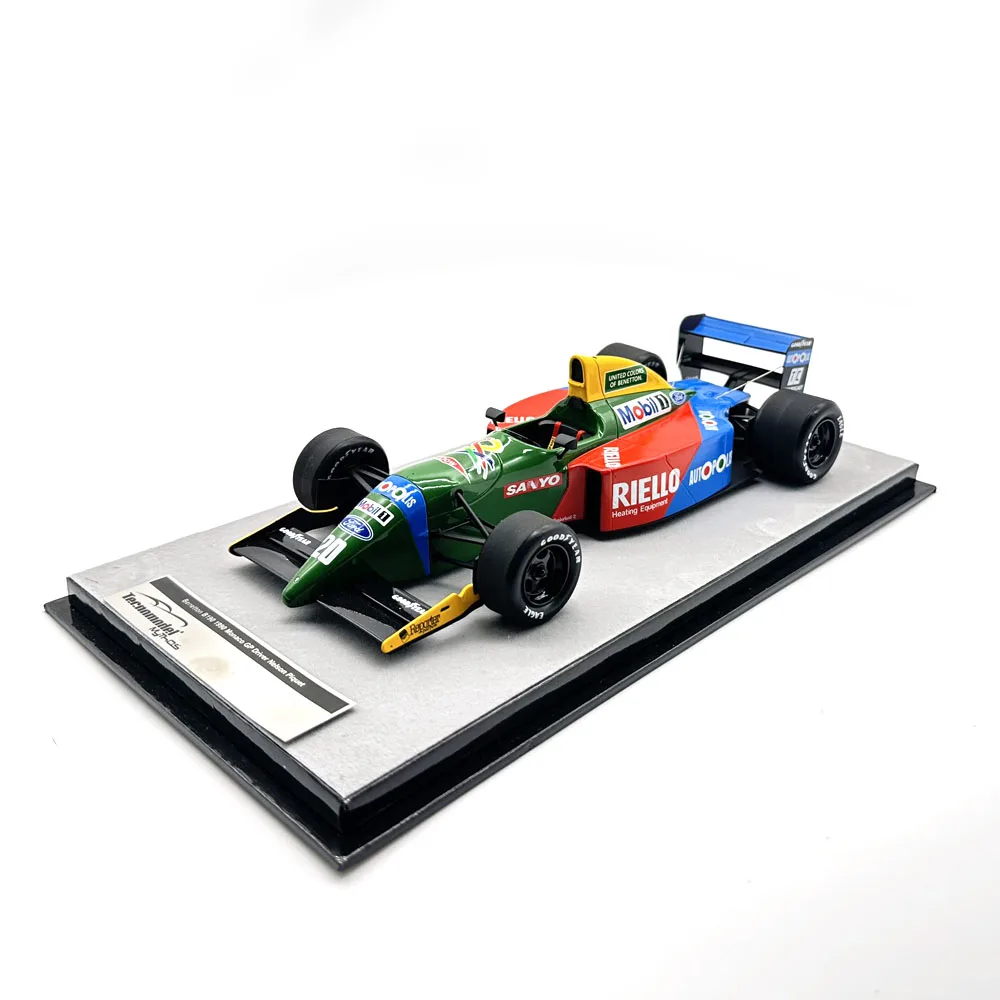 3 Color! Benetton B190 1990 Monaco GP Driver Nelson Piquet #20 1/18 Resin Model Car Birthday Collection Gift Toy Scene Matching