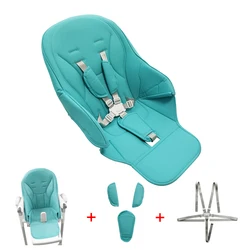 Seat Cushion For Peg perego Siesta Zero 3 Prima Papaa High Chair PU Leather With Safety Belt Shoulder Crotch PAD Replace Part