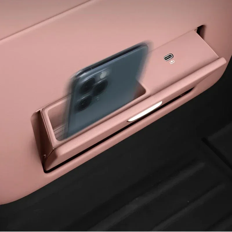 

Коробка для хранения сиденья второго ряда для NIO ES8 2023-2024, слот для мобильного телефона, коробка для хранения, аксессуары для модификации интерьера