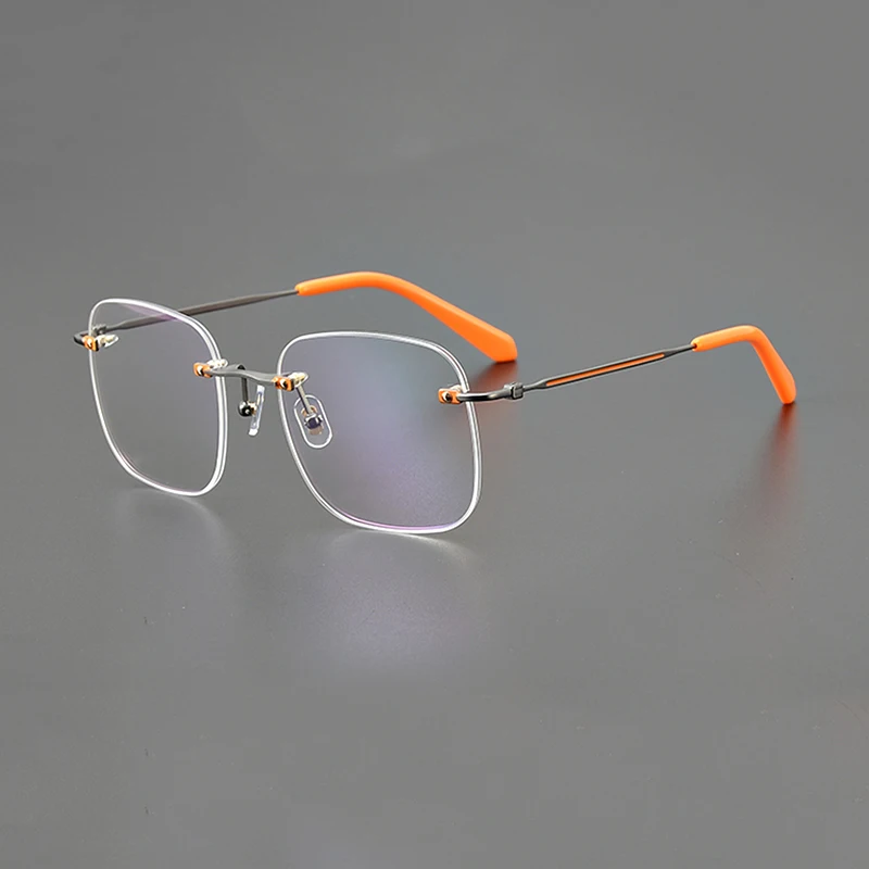 

Ultra Light Frameless Business Glasses Frames Men Optical Prescription Computer Eyewear Classic Women Myopia Reading Eyeglasses