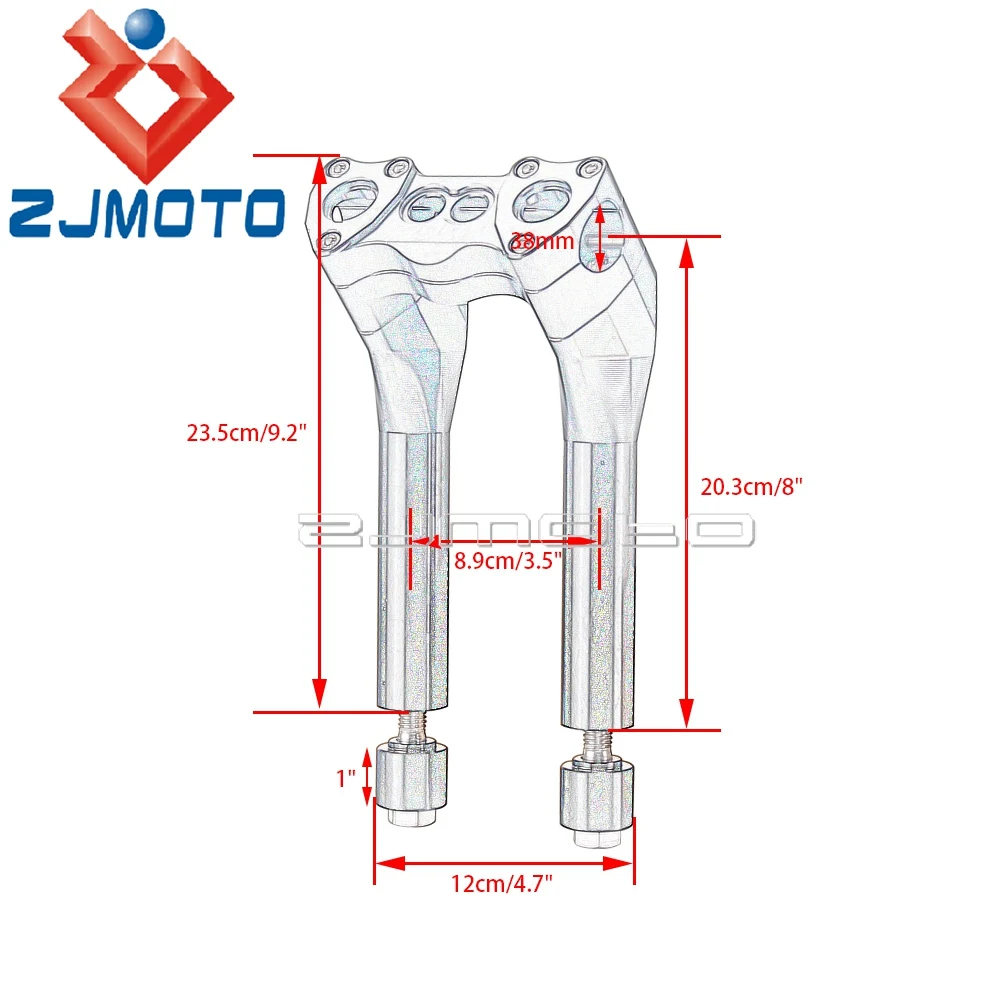 Motorcycle Pull Back Club Style 1-1/2