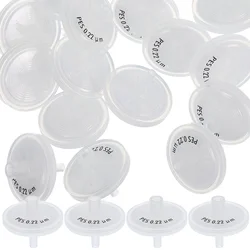 25 Pcs Mycology Supplies Filter Hydrophilic Filter Premium Membrane Needles Filter Disposable hydrophobic organic Filter