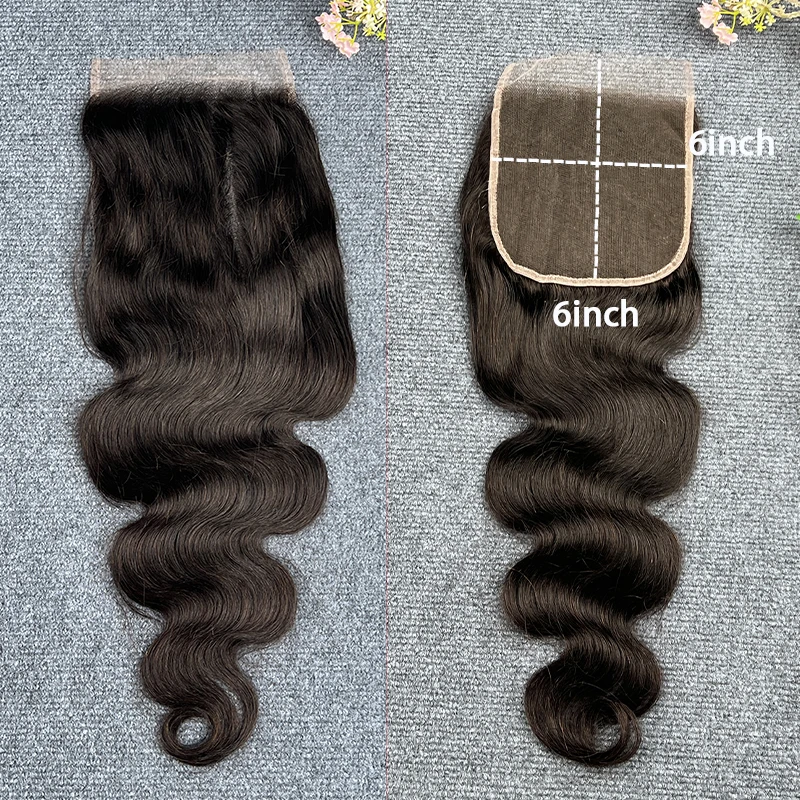 

6x6 HD Кружевная застежка Предварительно выщипанные маленькие узлы Прямые необработанные девственные волосы 7x7 HD Кружевная застежка Объемная волна Невидимые HD Кружевные плавные скины