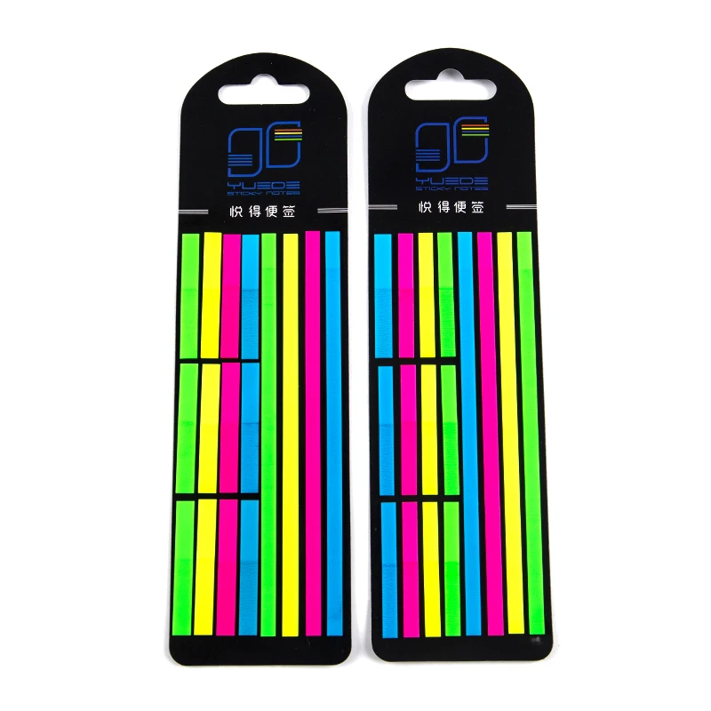 320Pcs Note Stationery Children Gifts Stationery Reading Color Stickers Transparent Fluorescent Index Tabs Flags Sticky